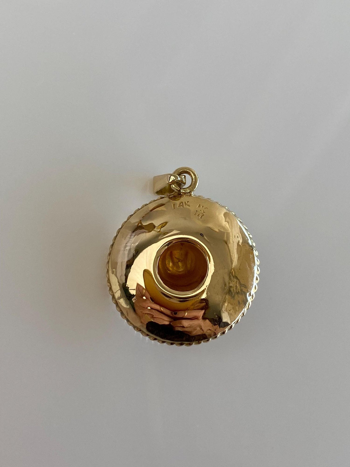 Vintage Solid 14k Yellow Gold Sombrero Charm