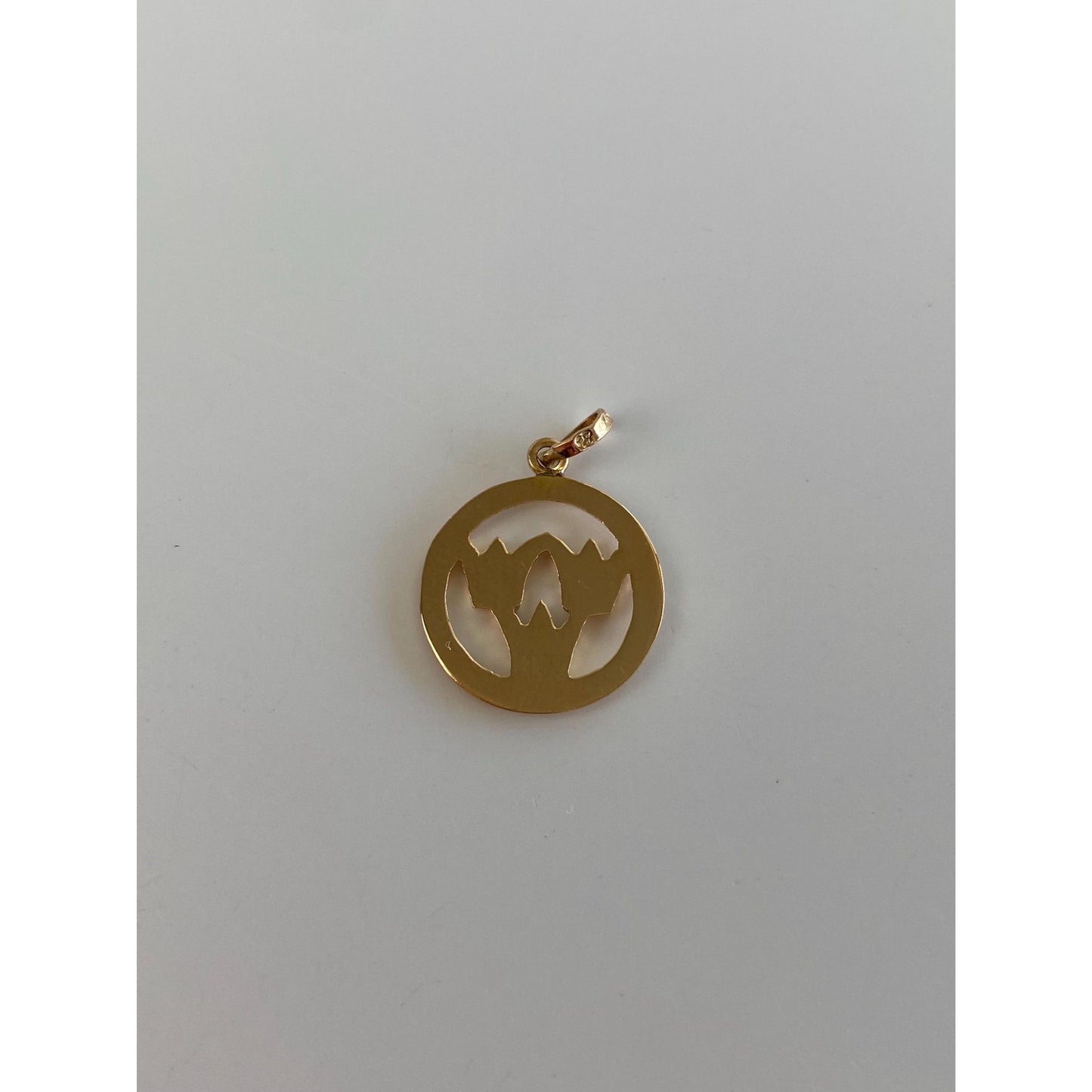 Vintage Solid 18k Rosey Gold 3 Crowns of Sweden Charm