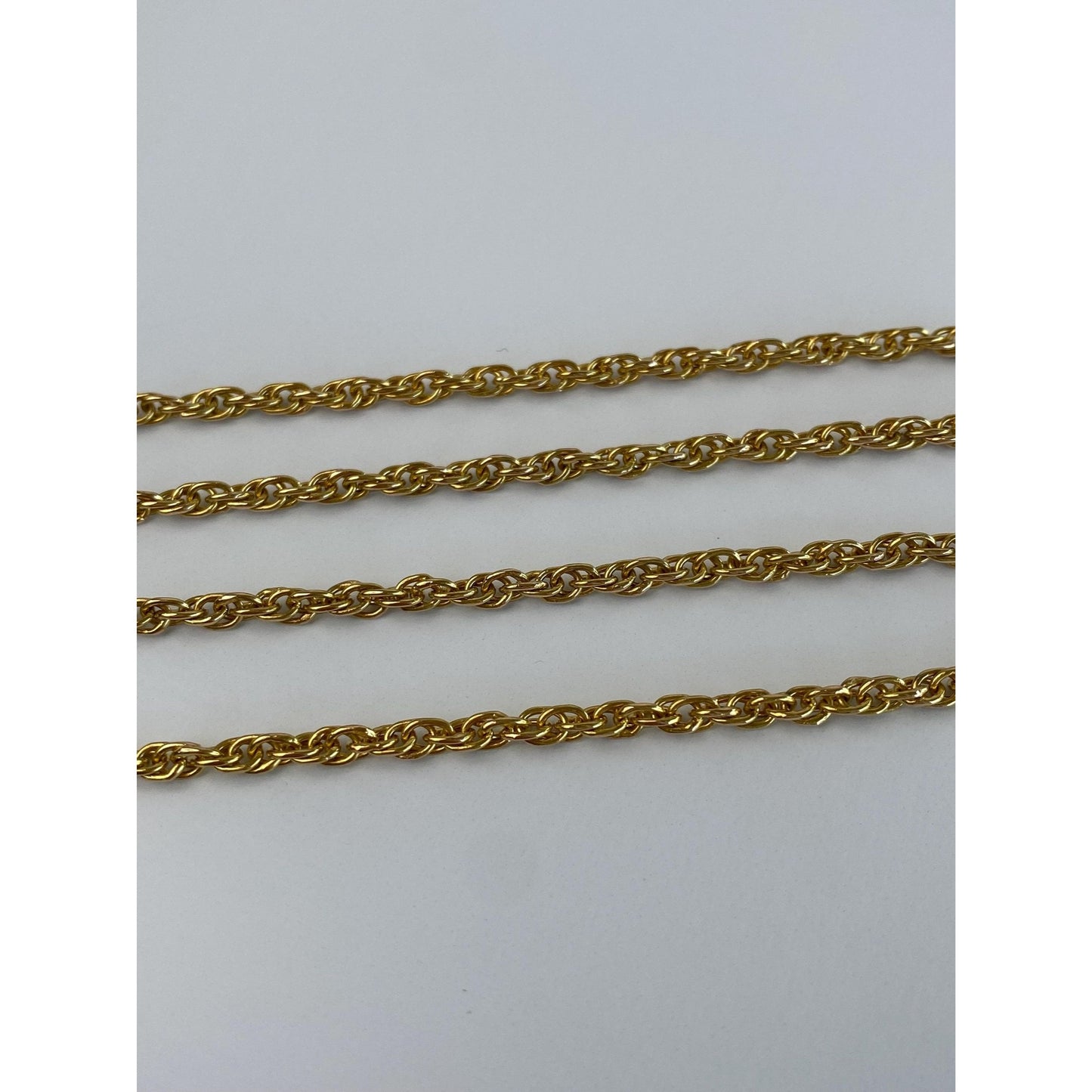 Solid 18k Yellow Gold Chain Necklace - 18.5 inches