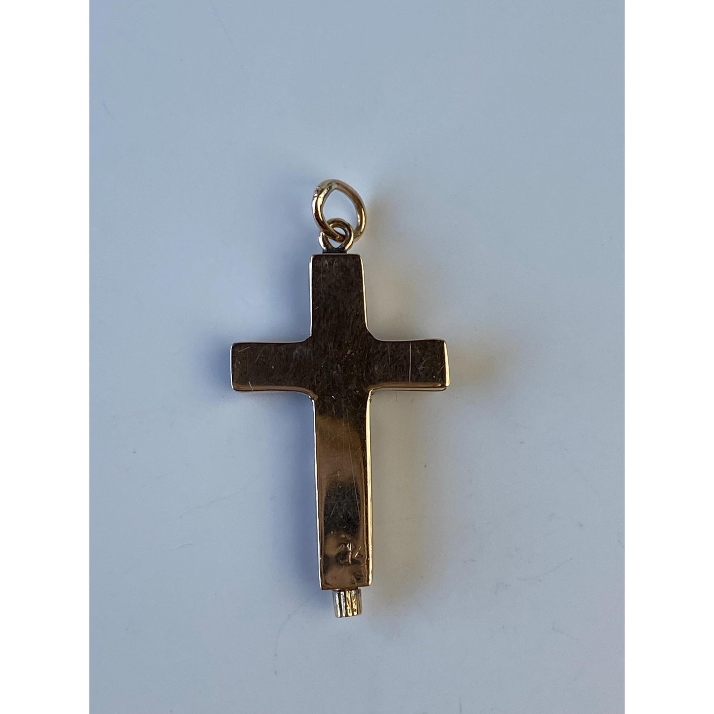 Vintage 10k Yellow Gold Crucifix Cross Charm