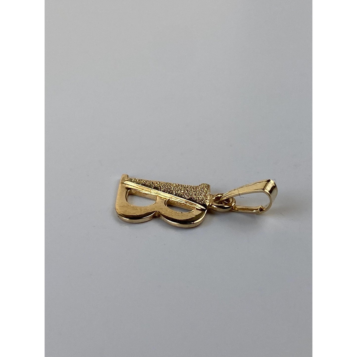 Vintage Solid 10k Yellow Gold Initial 'B' Charm