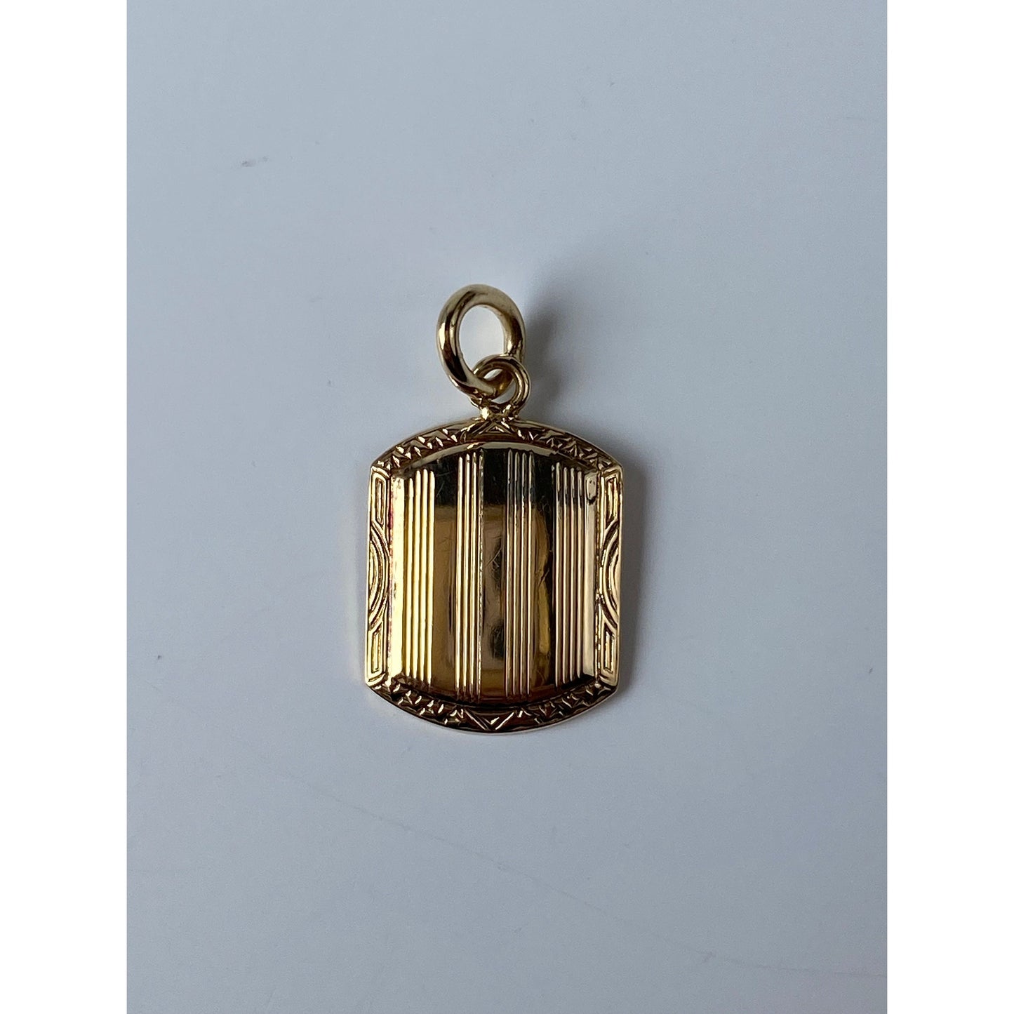 Vintage Solid 10k Yellow Gold Cufflink Conversion Charm