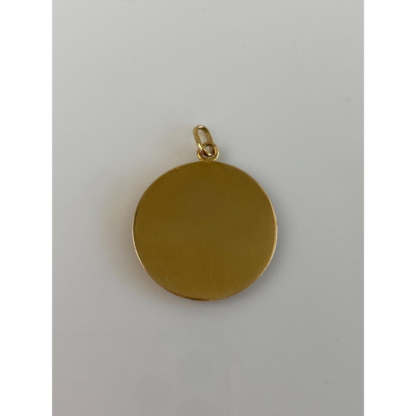 Solid 18k Yellow Gold Religious Jesus Sacred Heart Charm