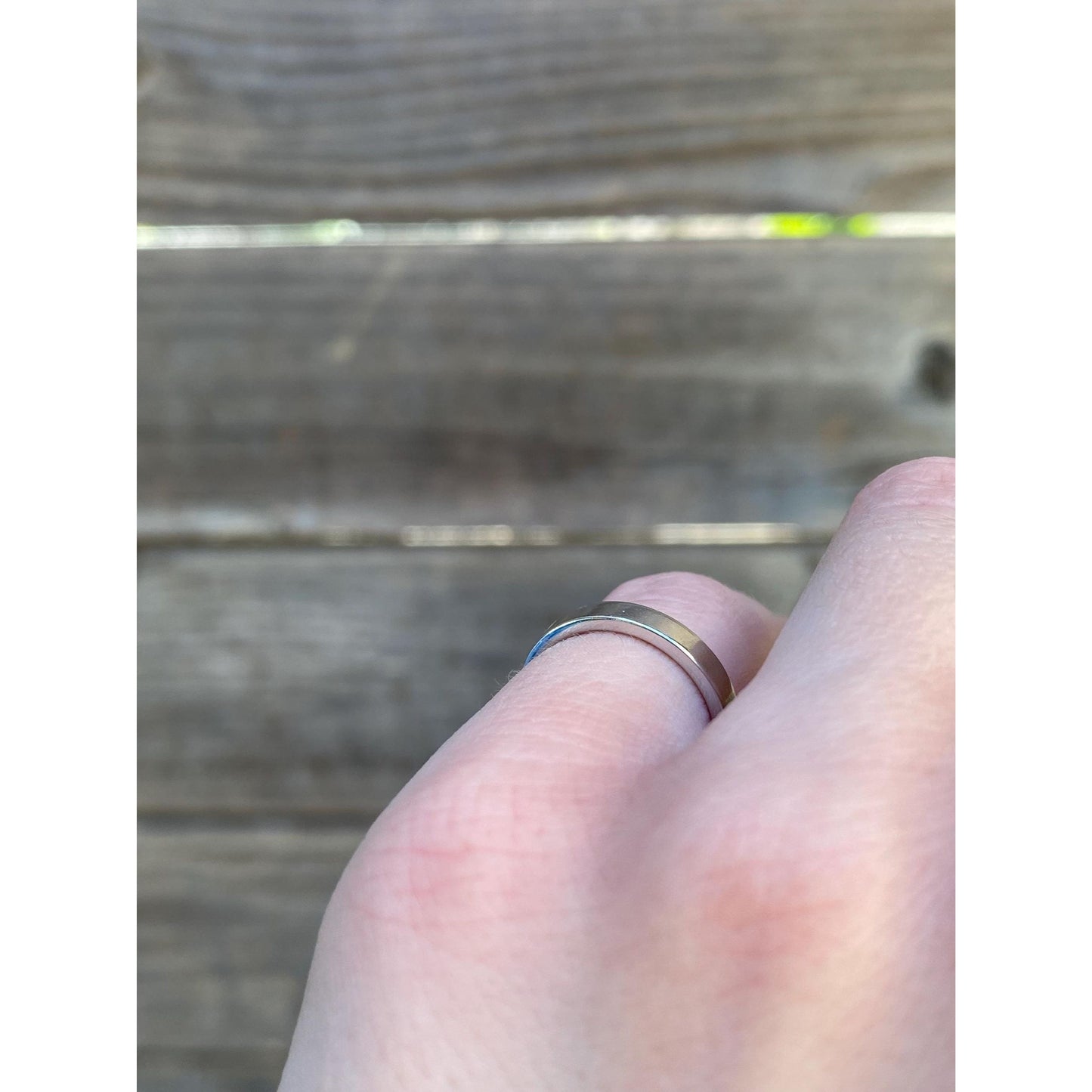 Tiffany & Co. Vintage Solid Platinum Ring Band - Size 3.75