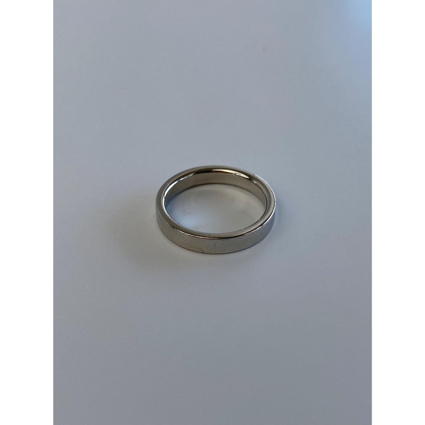 Tiffany & Co. Vintage Solid Platinum Ring Band - Size 3.75