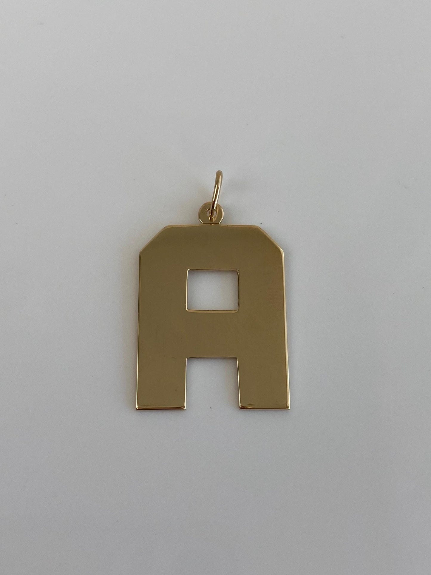 Vintage Solid 14k Yellow Gold Initial 'A' Charm
