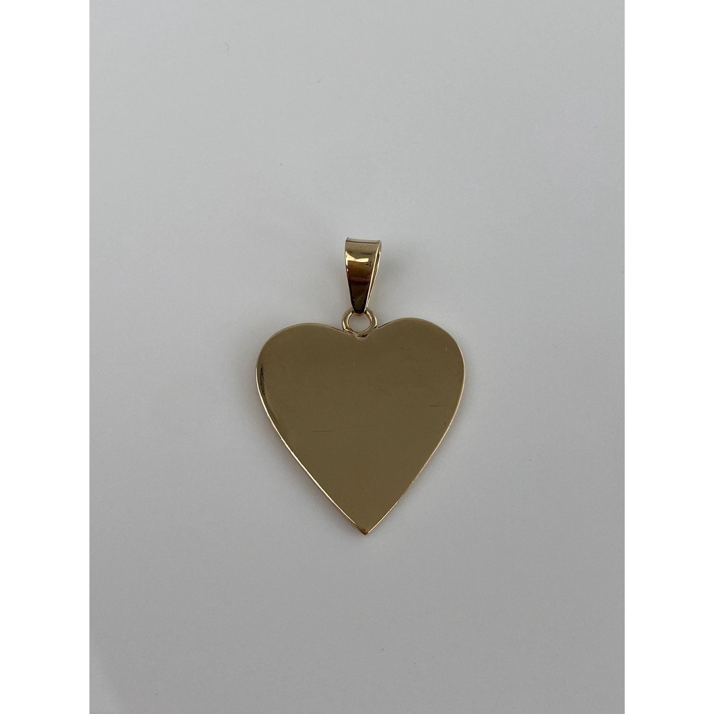 Vintage Solid 10k Yellow Gold Heart Charm