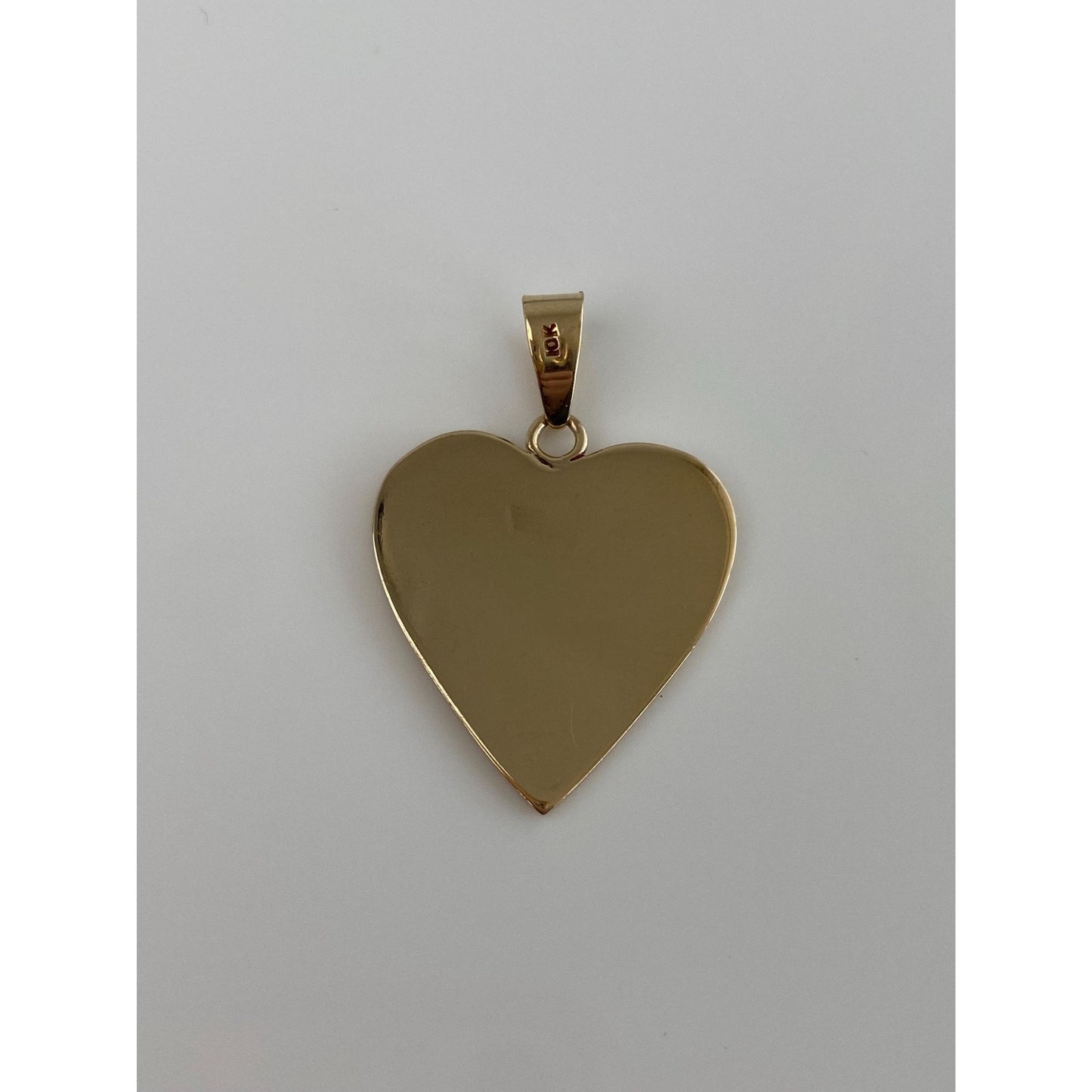 Vintage Solid 10k Yellow Gold Heart Charm