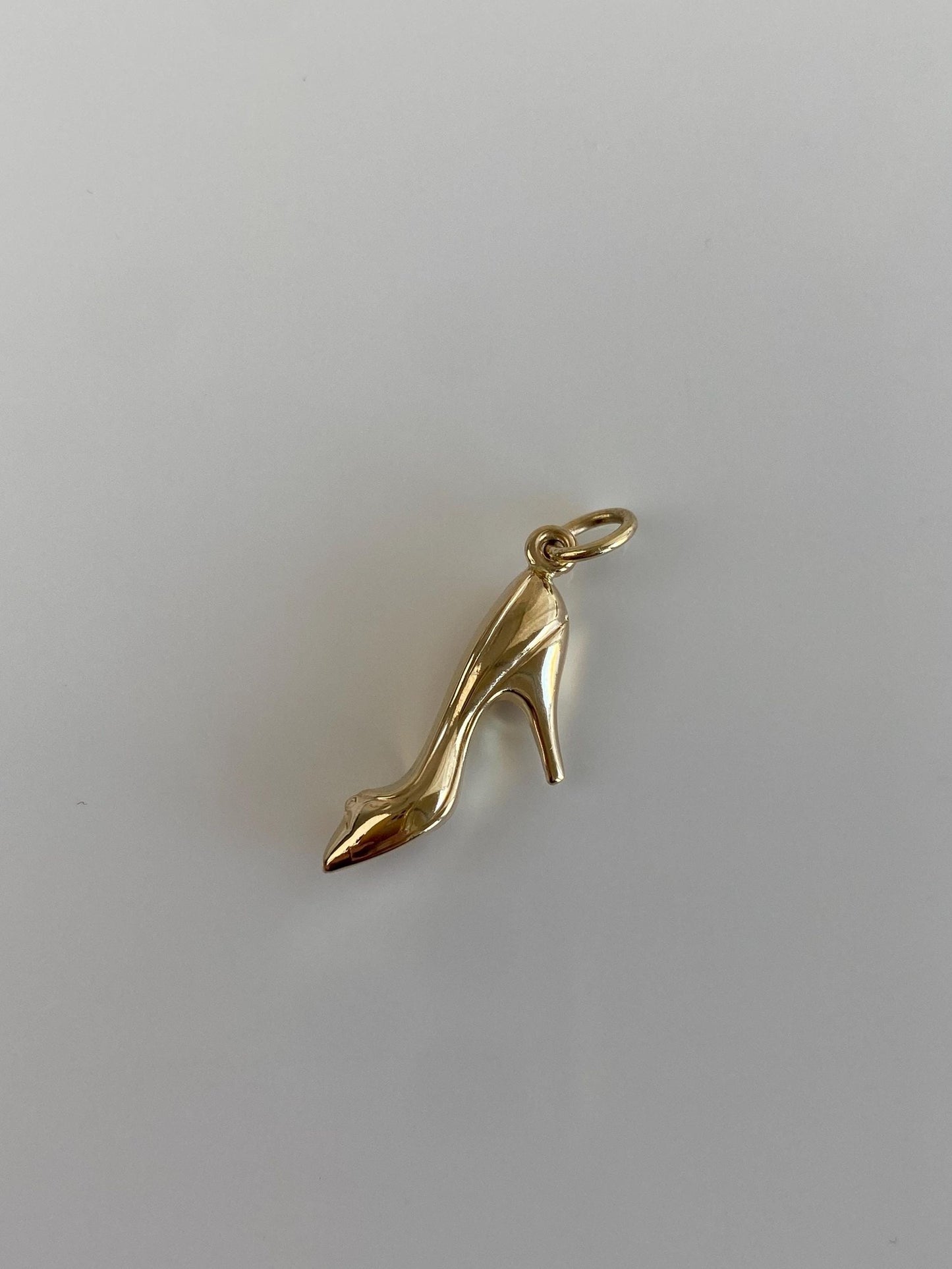 Vintage 14k Yellow Gold High Heel Charm