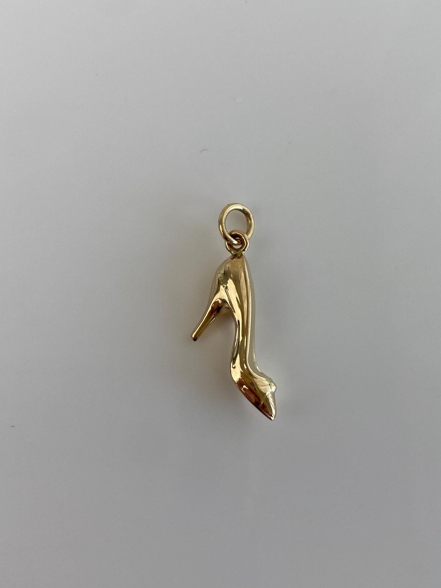 Vintage 14k Yellow Gold High Heel Charm