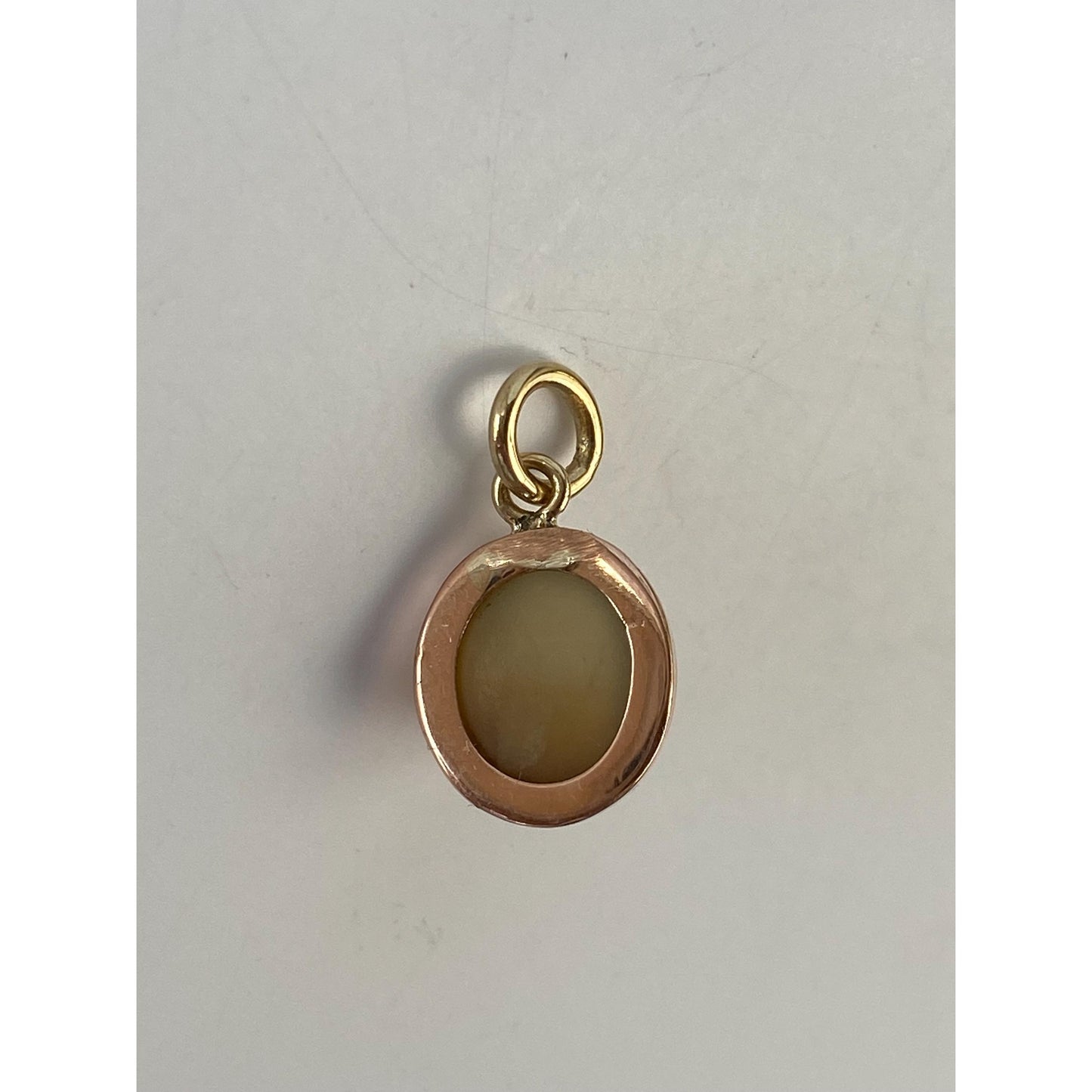 Vintage Solid 10k Yellow Gold Tigers Eye Stick Pin Conversion Charm