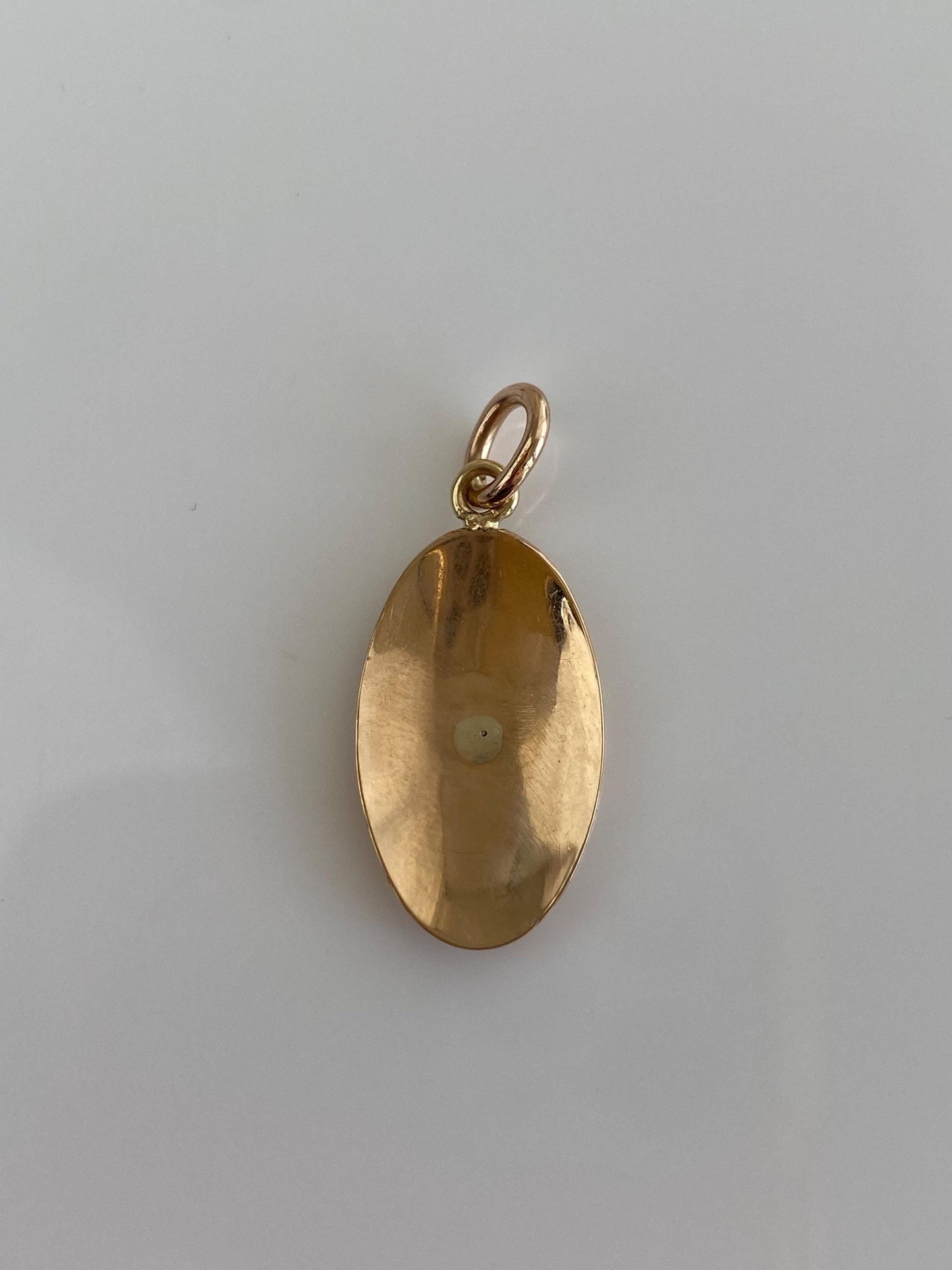Vintage Solid 9k Yellow Gold Monogram Stick Pin Conversion Charm