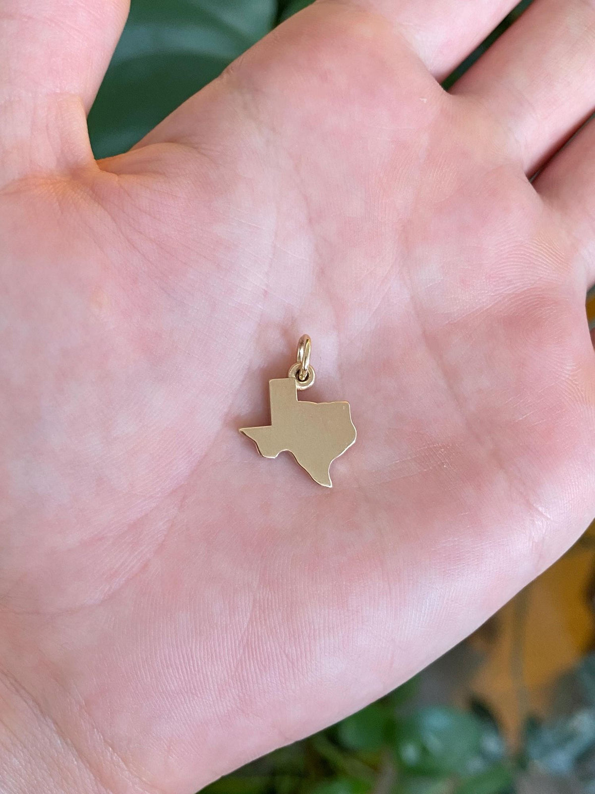 Vintage Solid 14k Yellow Gold Texas Charm