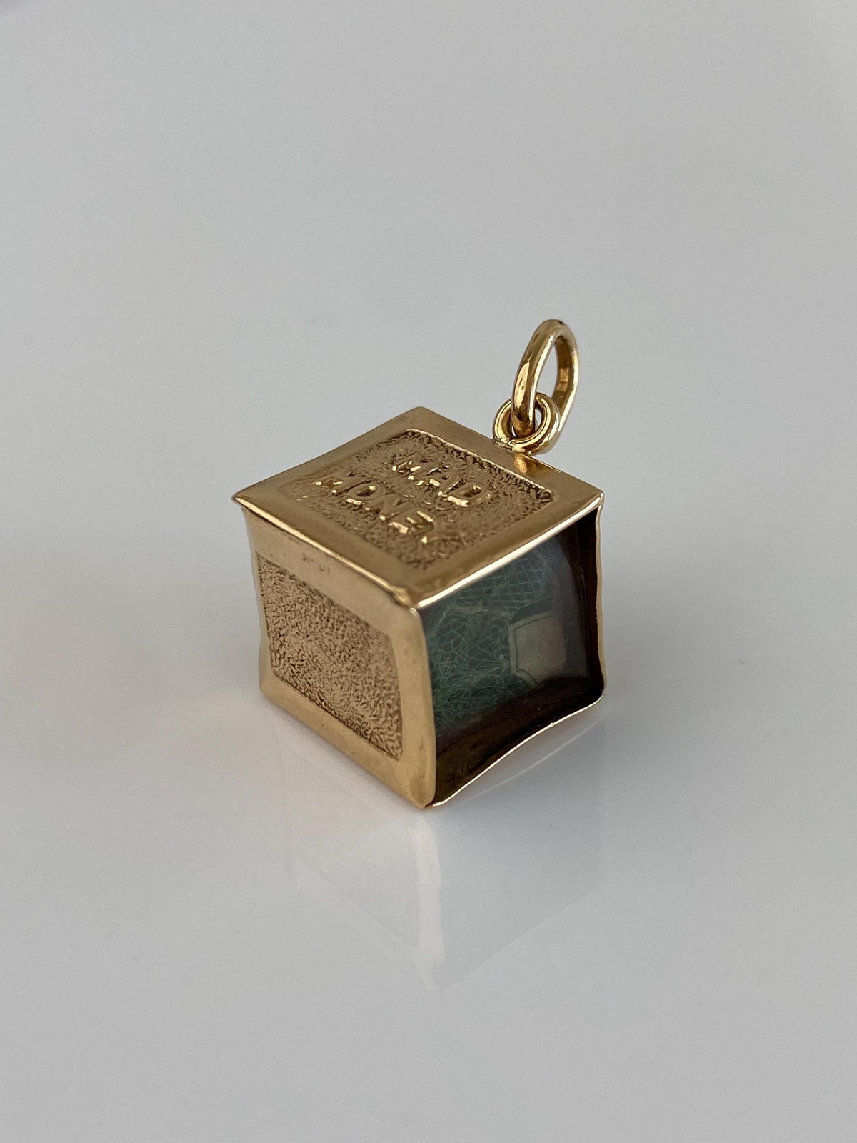 Vintage 14k Yellow Gold Mad Money Charm