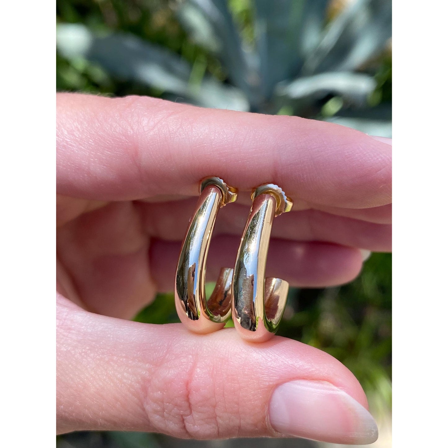 Vintage 14k Yellow Gold Drop Earrings