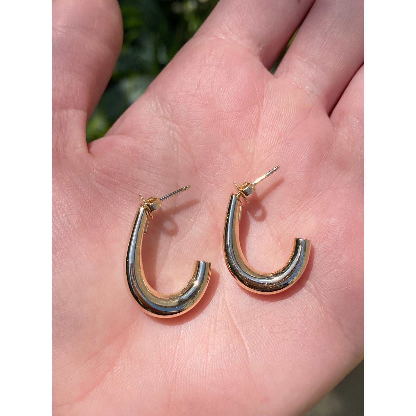 Vintage 14k Yellow Gold Drop Earrings