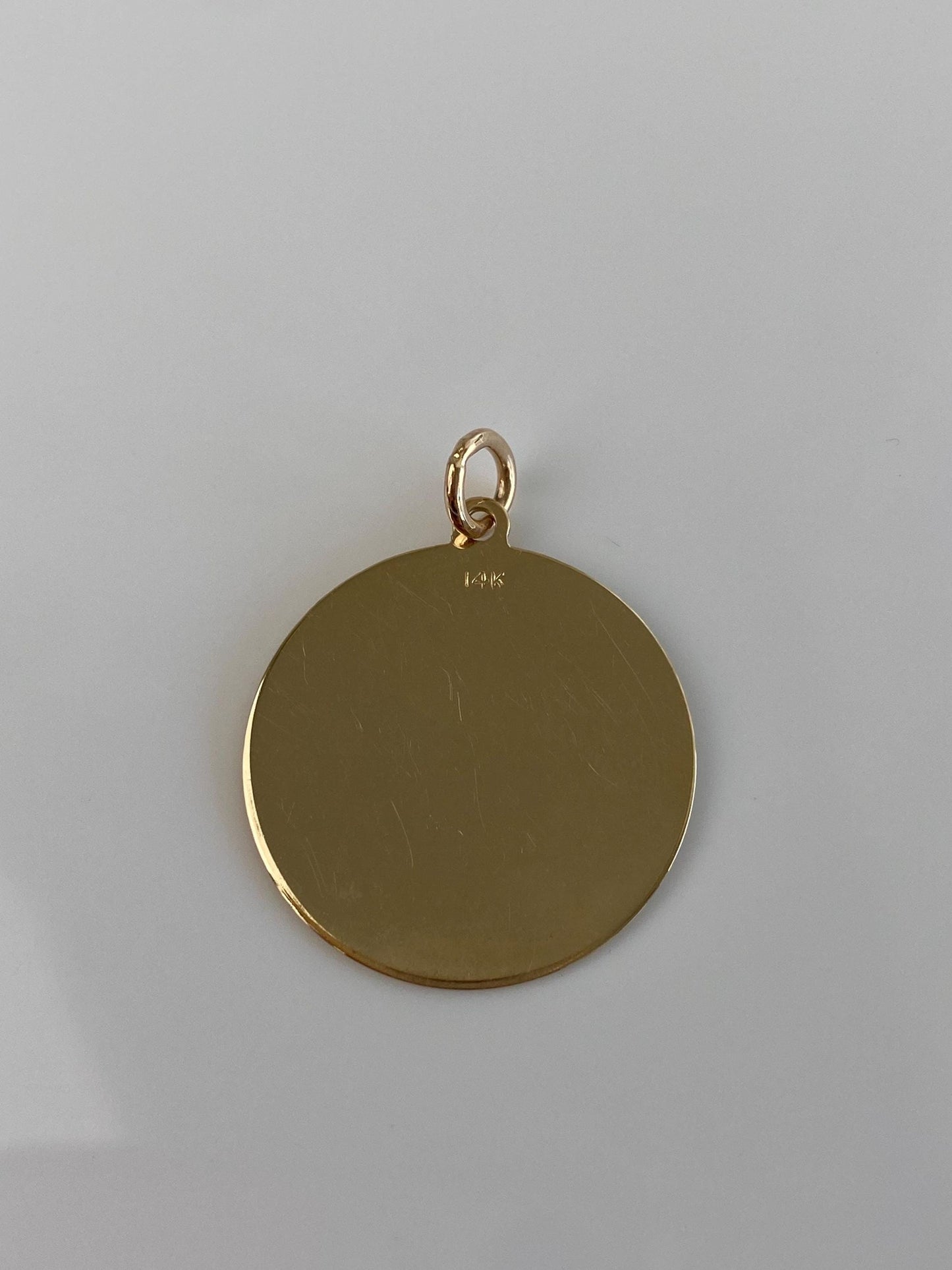 Vintage Solid 14k Yellow Gold Leo Charm