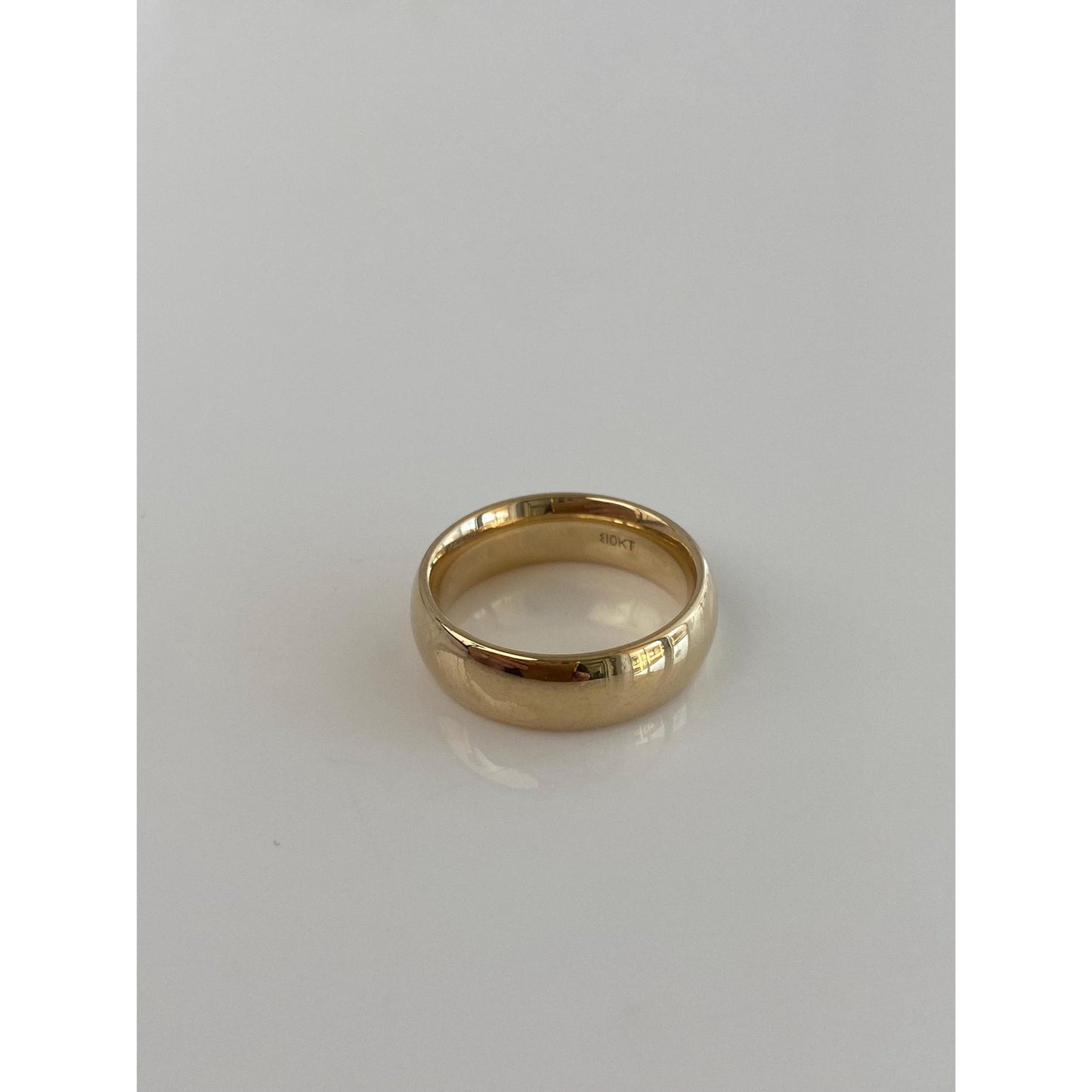 Vintage Solid 10k Yellow Gold Ring Band - Size 5.75