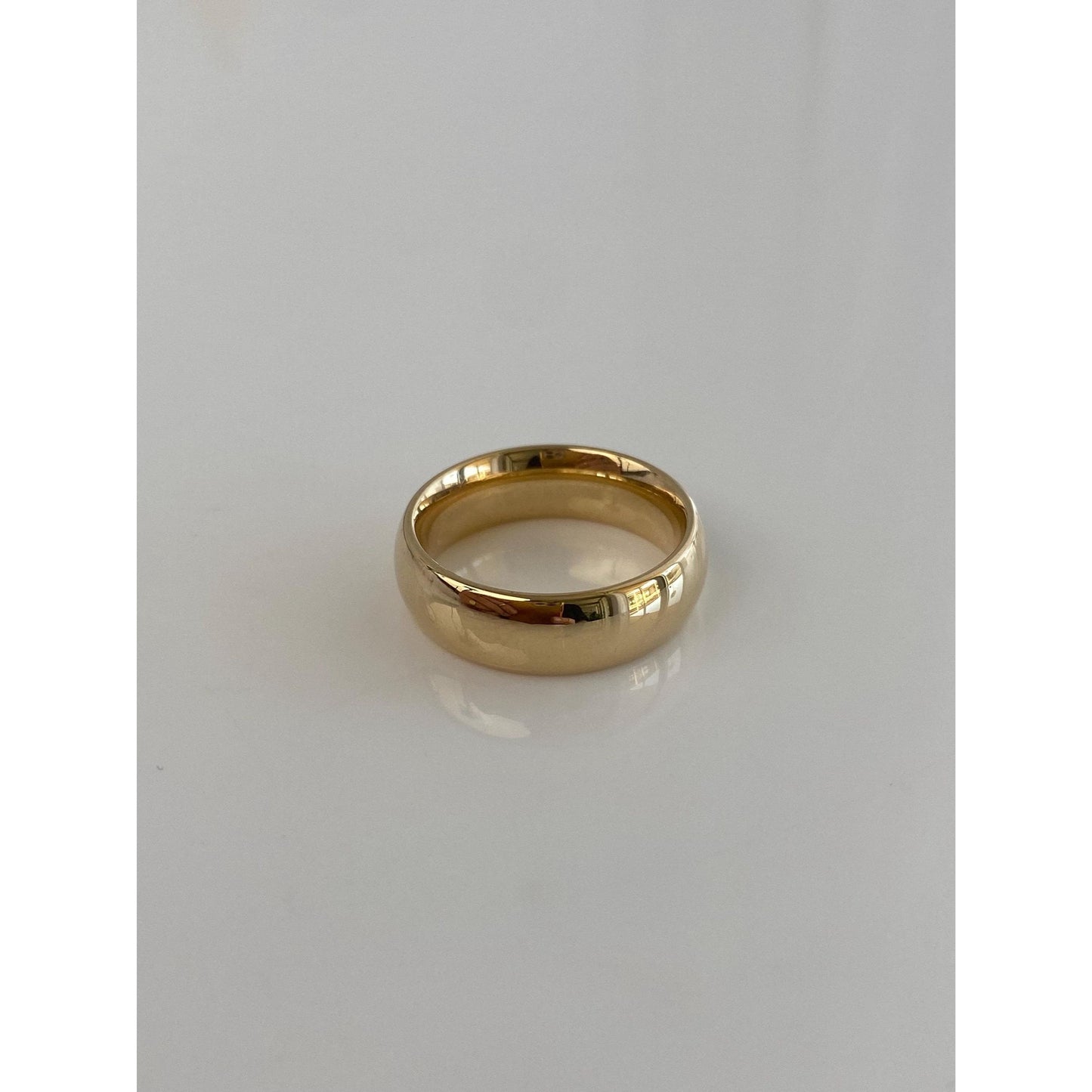 Vintage Solid 10k Yellow Gold Ring Band - Size 5.75