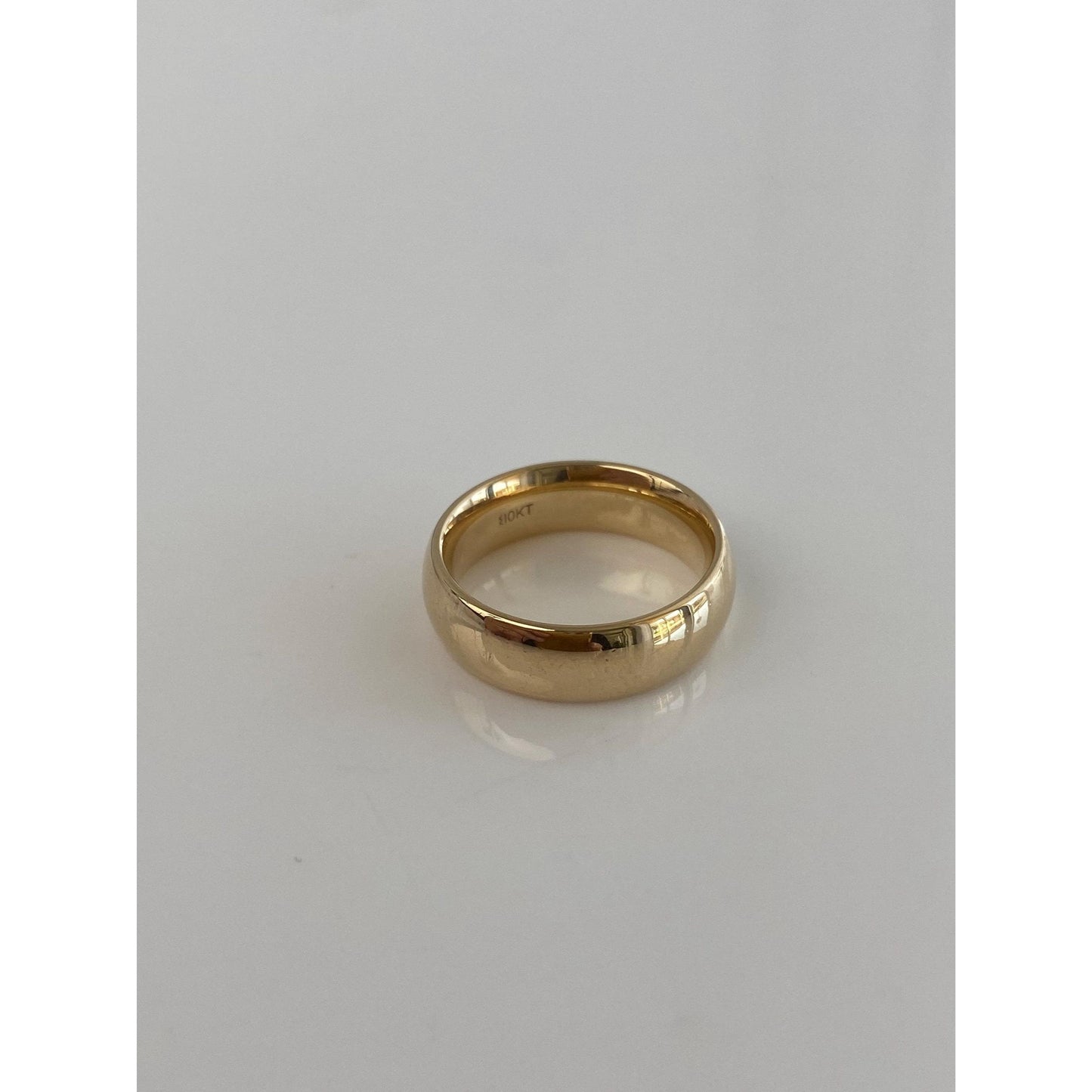 Vintage Solid 10k Yellow Gold Ring Band - Size 5.75