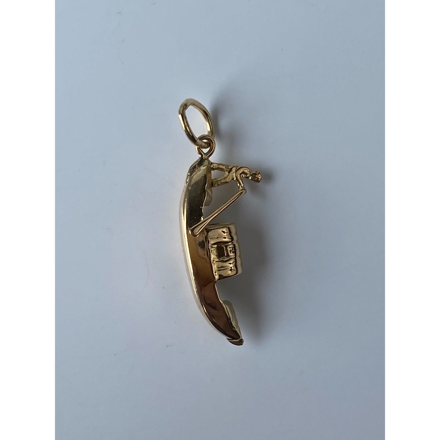 Vintage Solid 18k Yellow Gold Gondola Charm