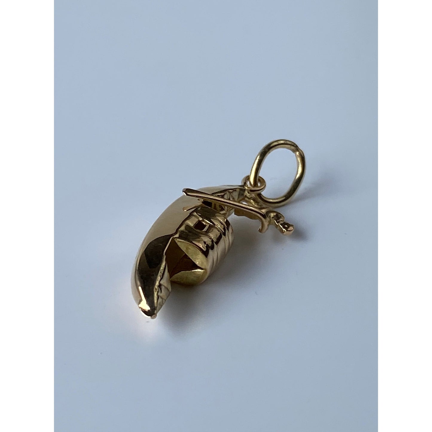 Vintage Solid 18k Yellow Gold Gondola Charm