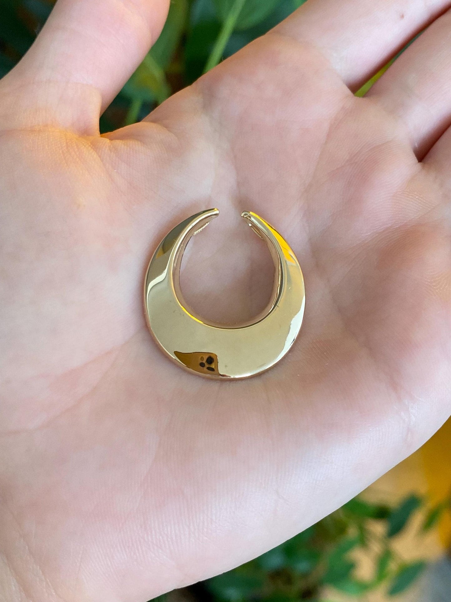 Vintage 14k Yellow Gold Horseshoe Shape Slide Charm