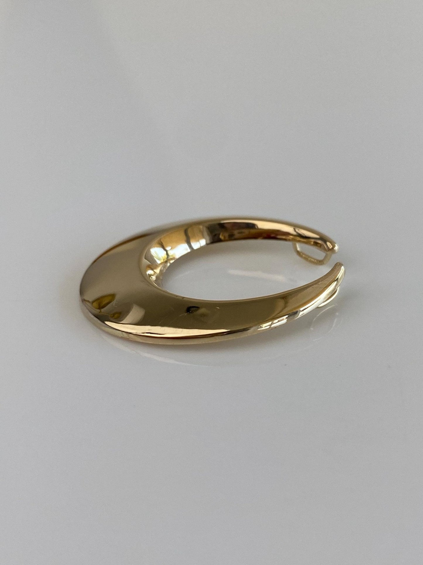 Vintage 14k Yellow Gold Horseshoe Shape Slide Charm