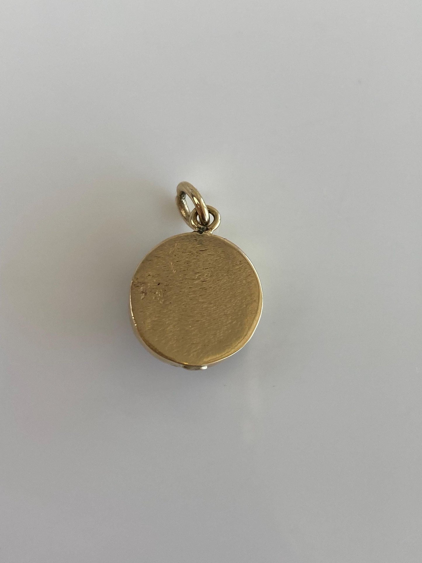 Vintage Solid 14k Yellow Gold Rutilated Quartz Charm