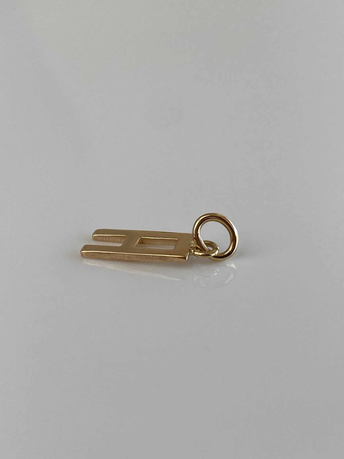 Solid 14k Yellow Gold Initial 'A' Charm