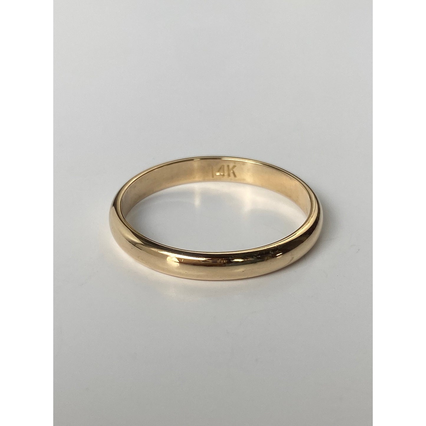 Vintage Solid 14k Yellow Gold Ring Band - Size 9.5