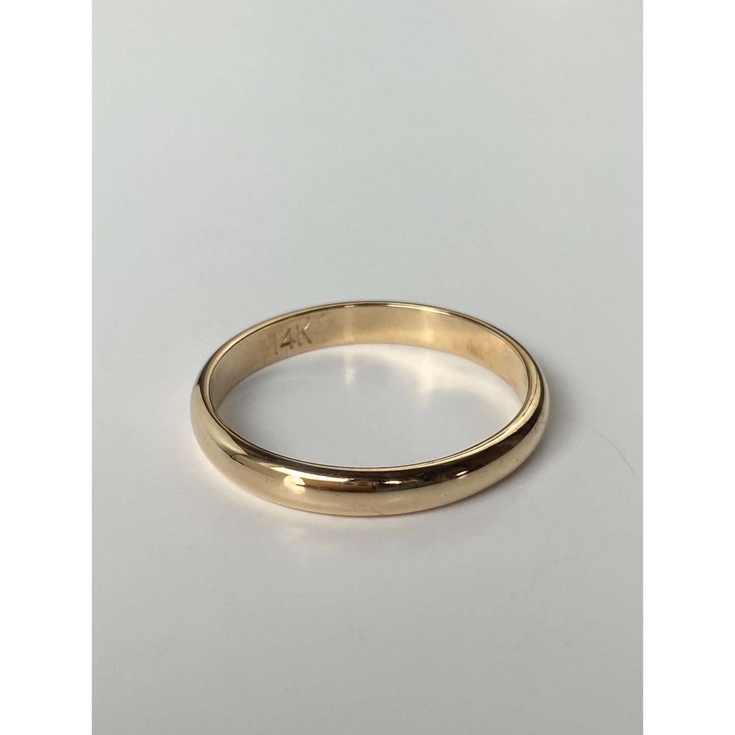 Vintage Solid 14k Yellow Gold Ring Band - Size 9.5