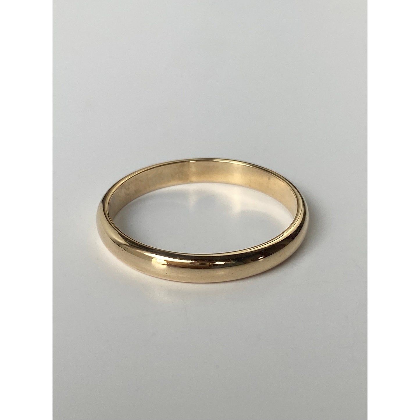 Vintage Solid 14k Yellow Gold Ring Band - Size 9.5