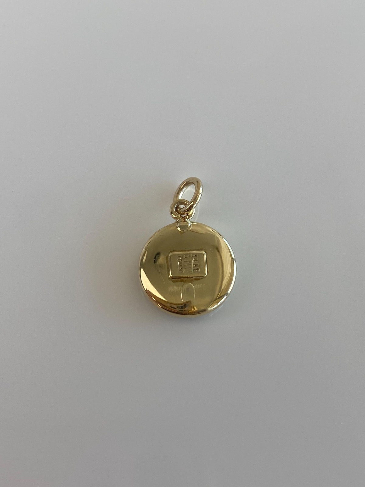 Vintage Solid 14k Yellow Gold Carved Roman Warrior Cameo Tie Tack Charm