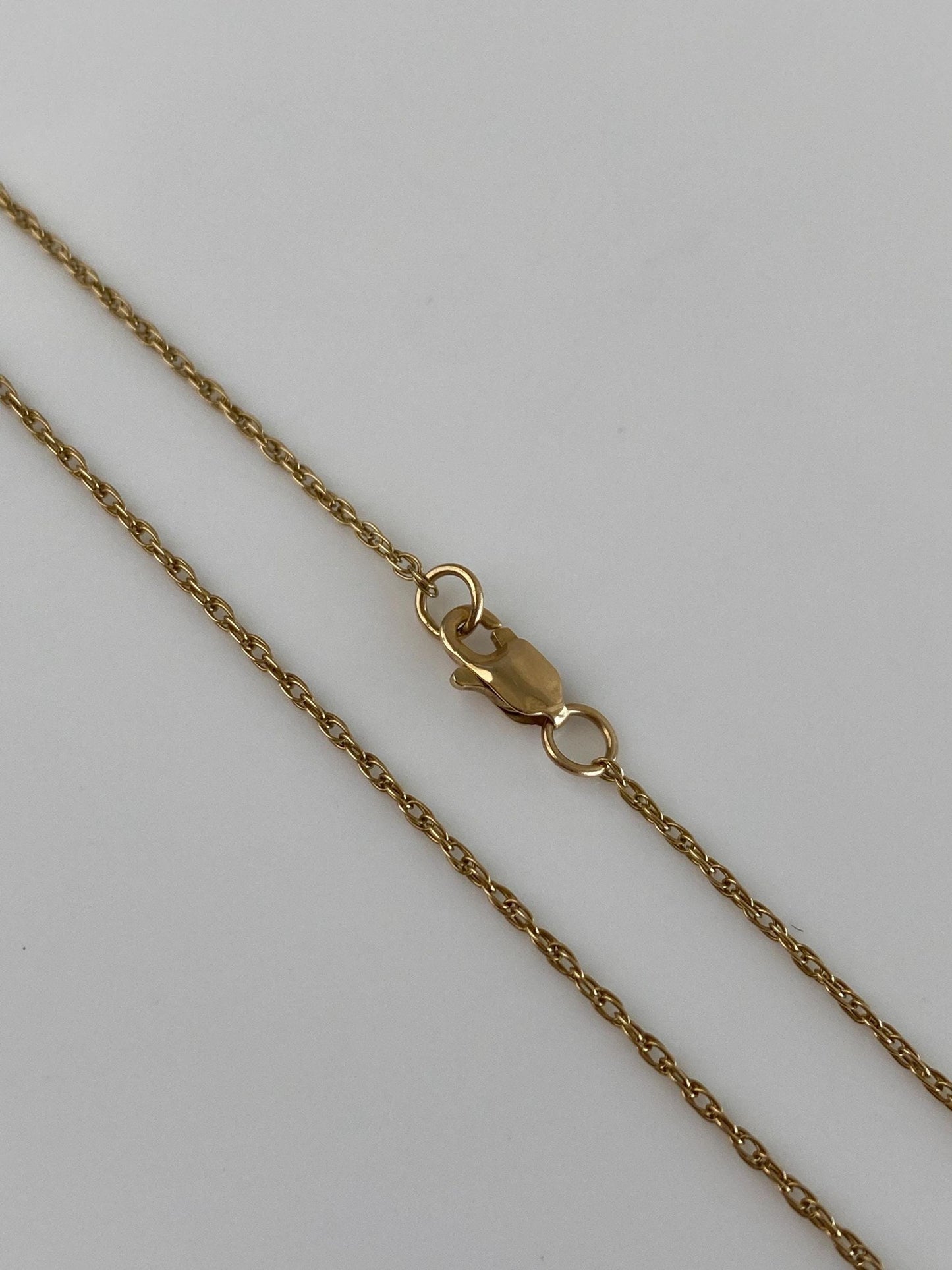 Vintage Solid 14k Yellow Gold Chain Necklace - 19.25 inches
