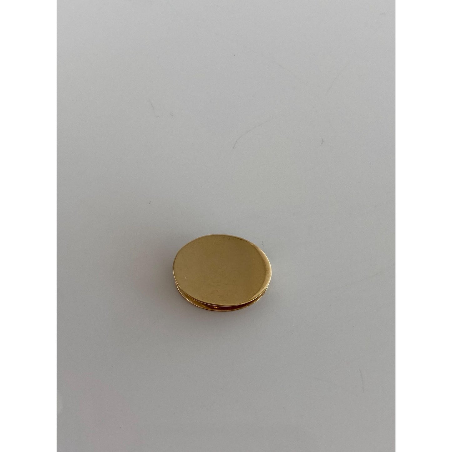 Vintage Solid 14k Yellow Gold Tie Holder Clip