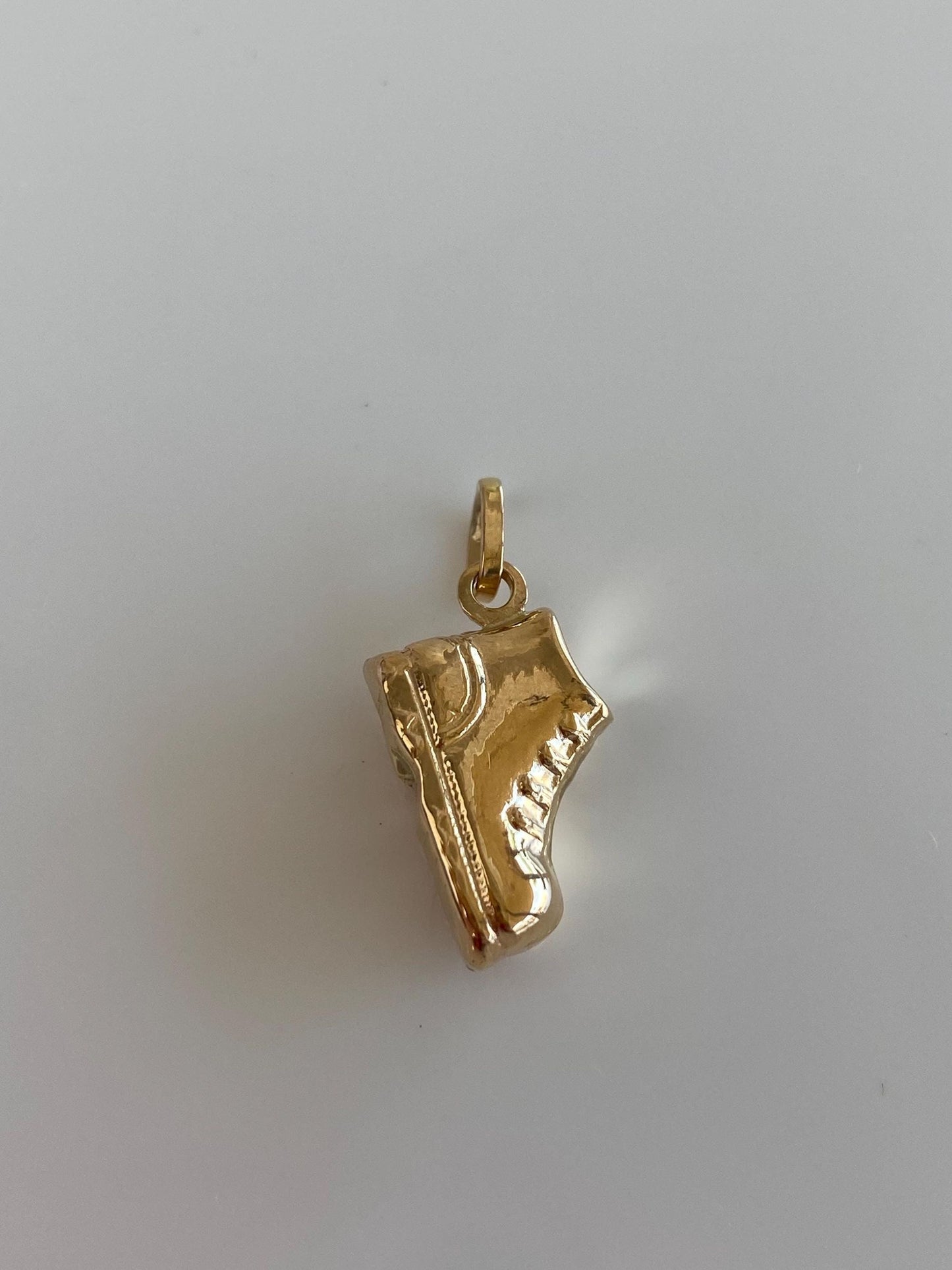 Vintage 18k Yellow Gold Sneaker Boot Charm