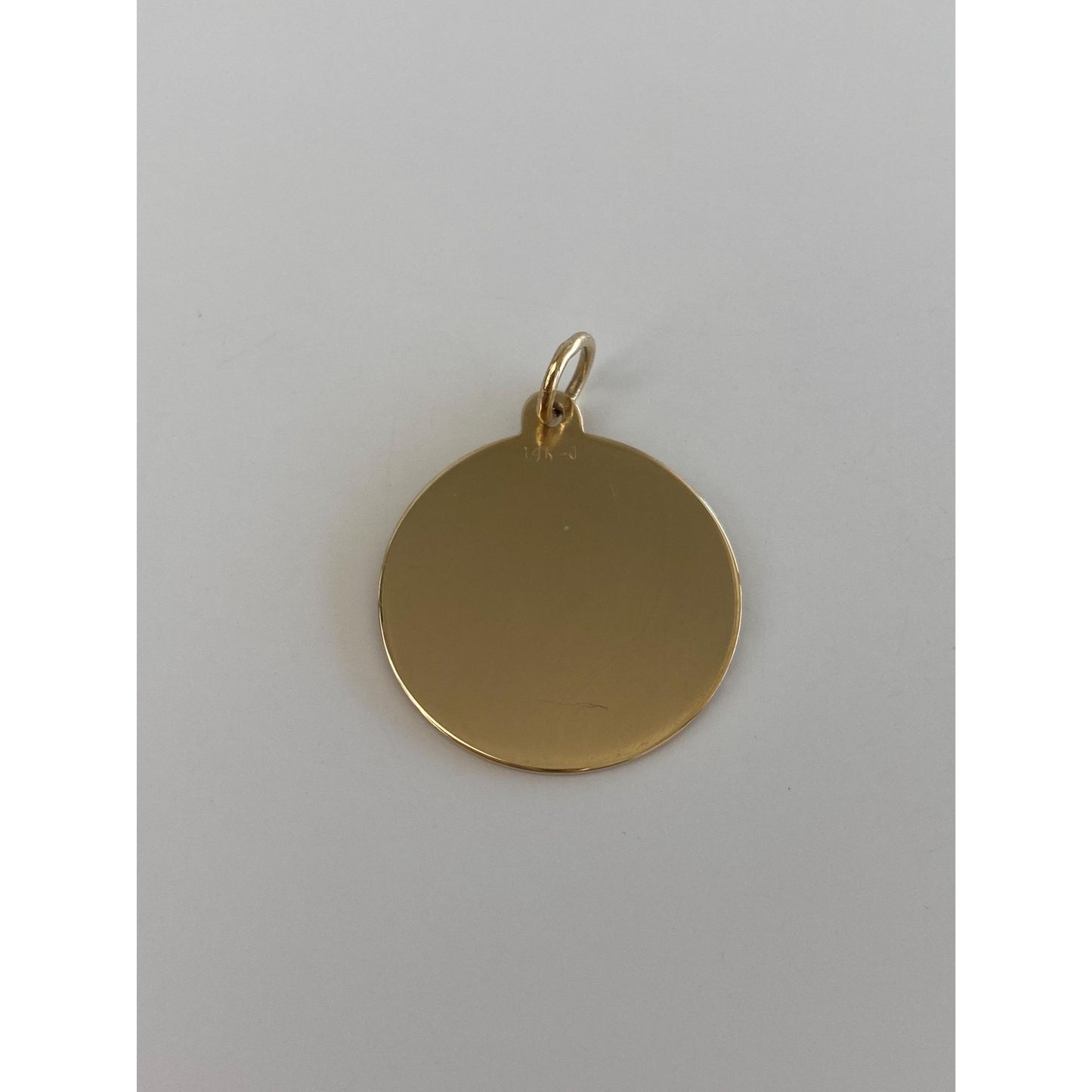 Solid 14k Yellow Gold Monogram Charm\