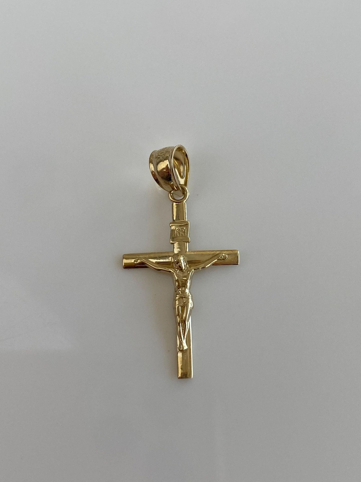 Vintage 10k Yellow Gold Crucifix Cross Charm