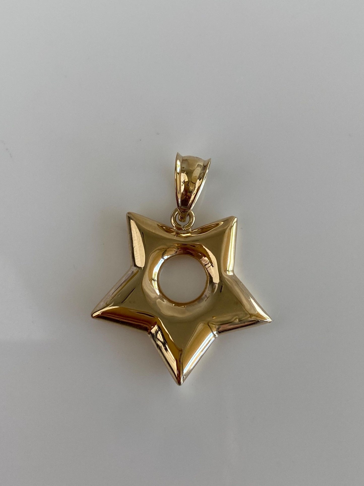 Vintage 14k Yellow Gold Star Charm