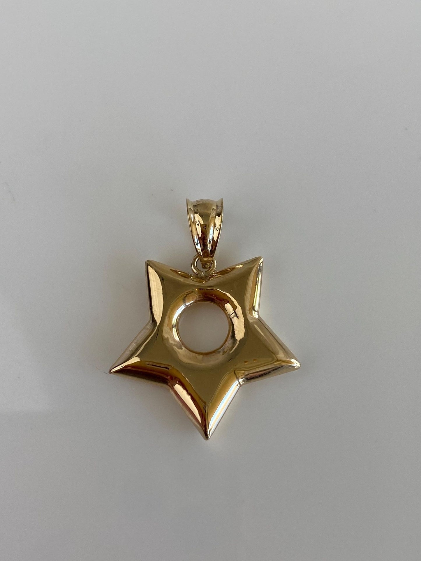 Vintage 14k Yellow Gold Star Charm
