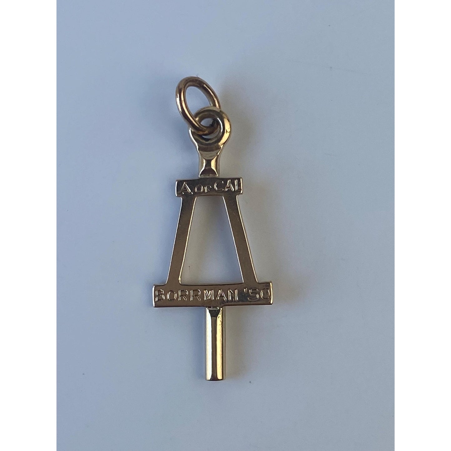 Vintage Solid 10k Yellow Gold 1950 Key Charm