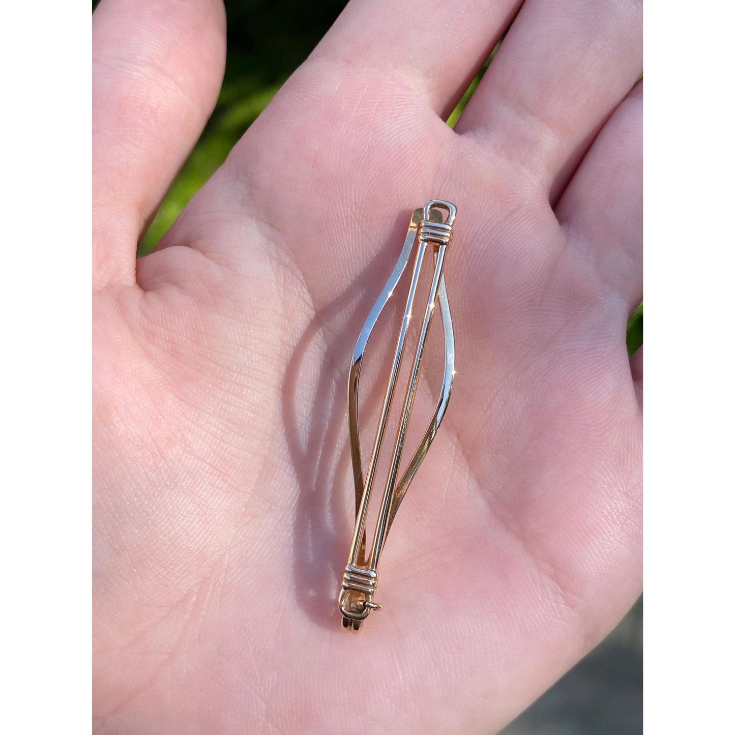 Vintage Solid 14k Yellow Gold Money Clip