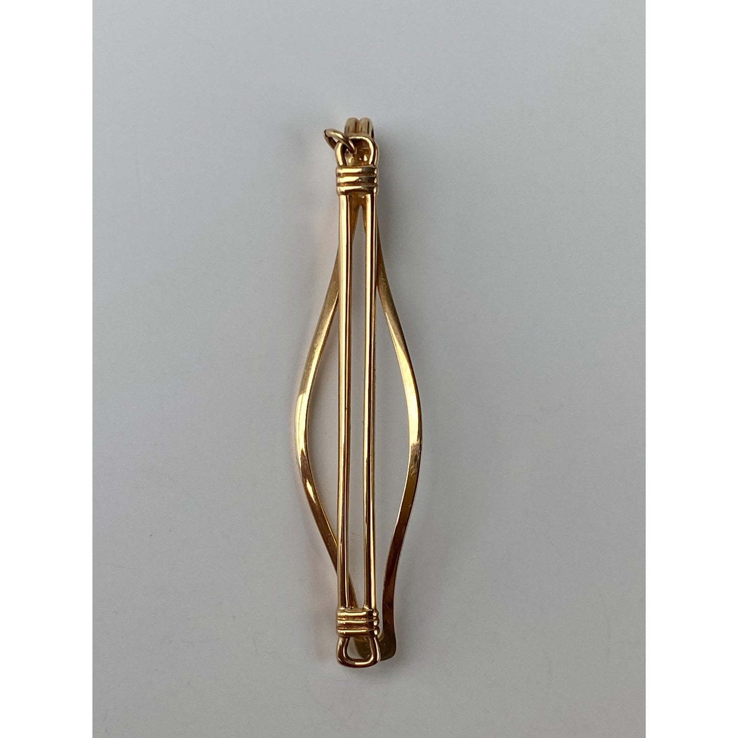 Vintage Solid 14k Yellow Gold Money Clip