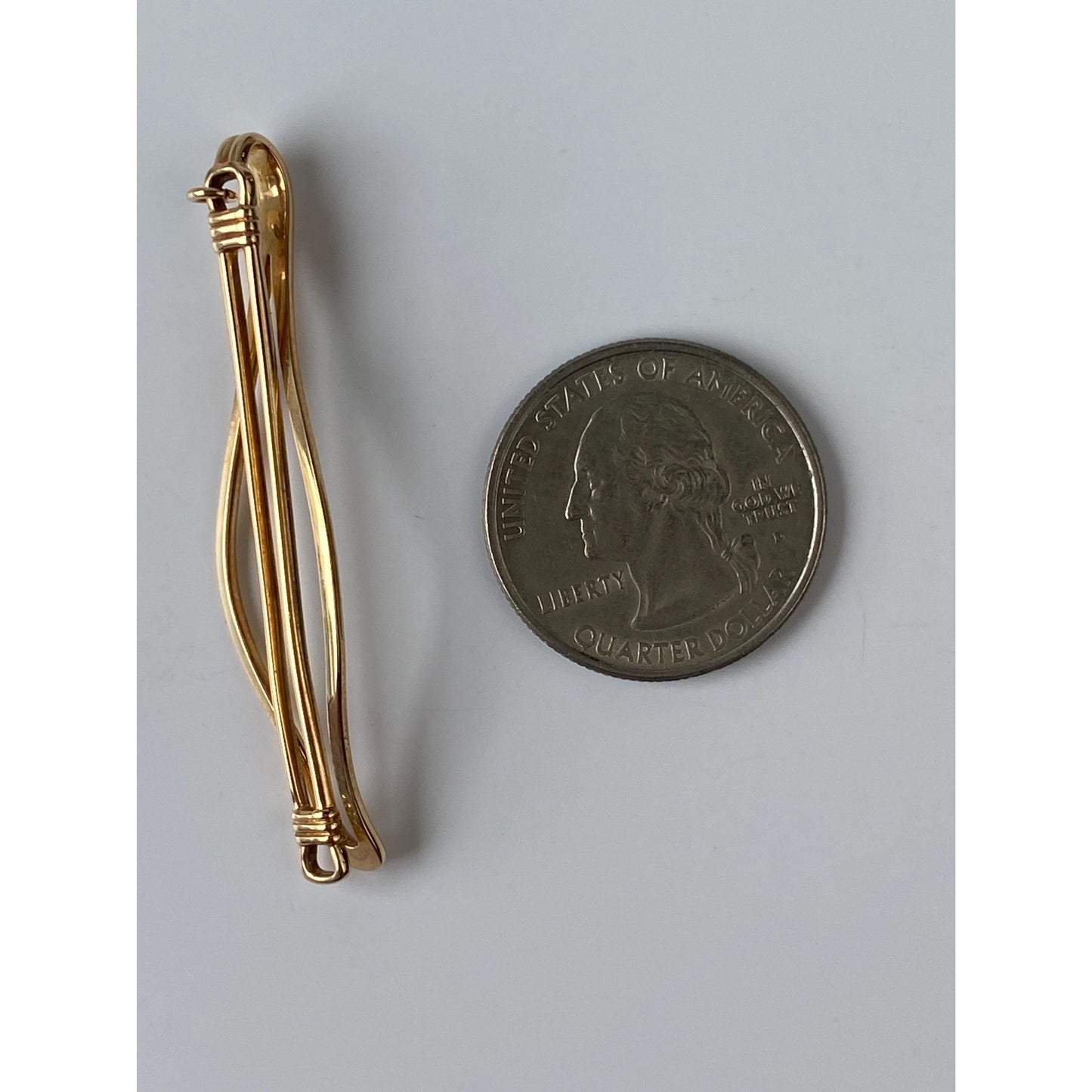 Vintage Solid 14k Yellow Gold Money Clip