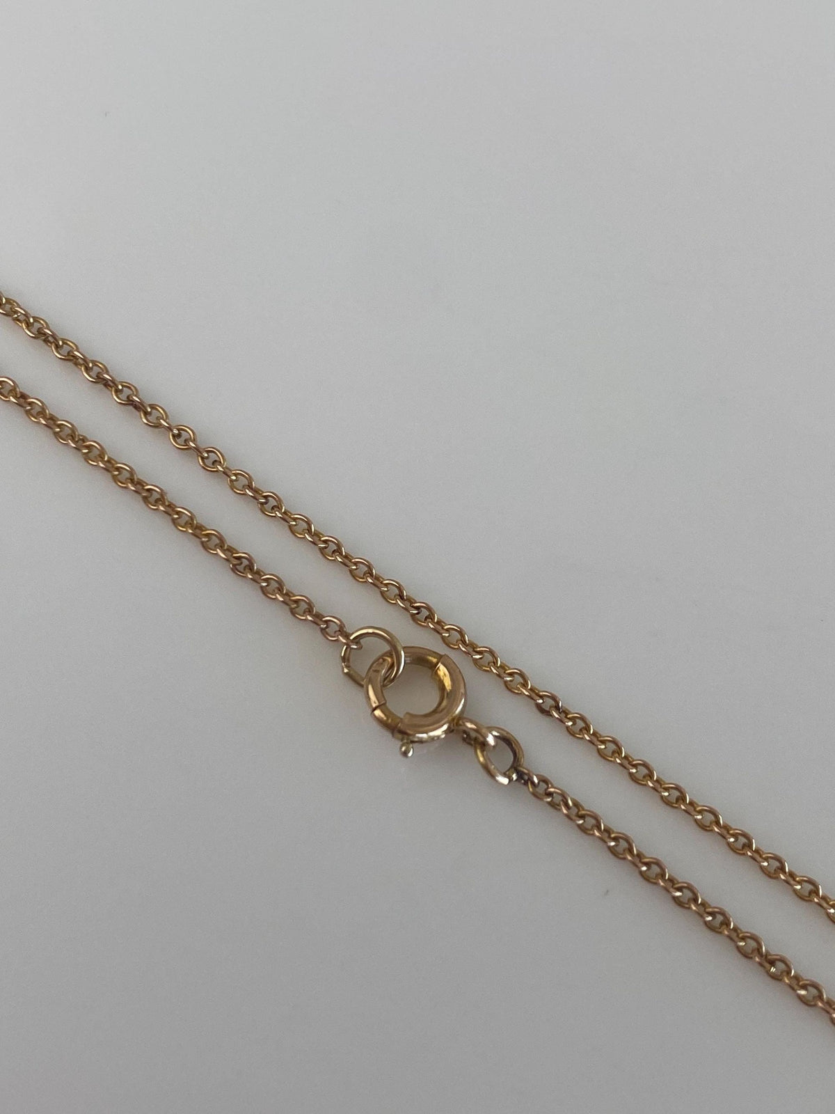 Vintage Solid 10k Yellow Gold Rolo Chain Bracelet - 7 inches