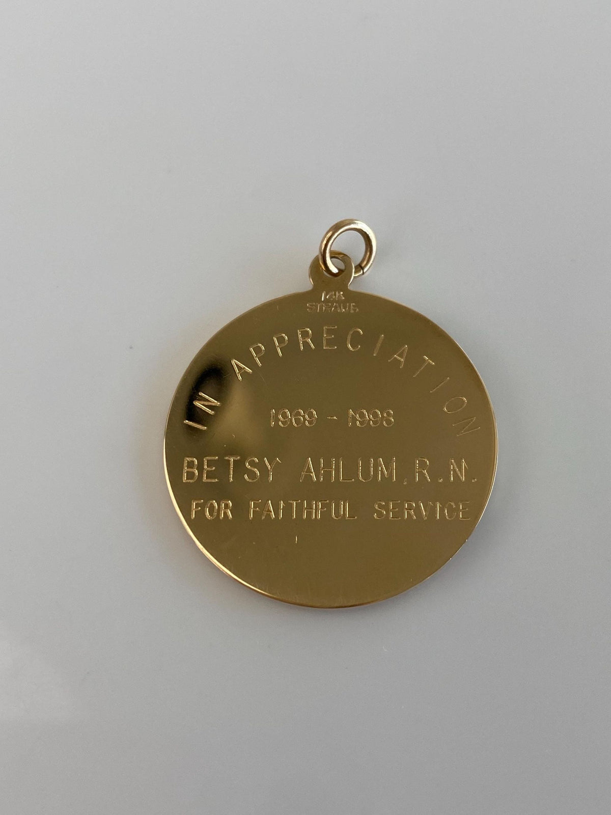 Vintage Solid 14k Yellow Gold Abington Memorial Hospital Charm
