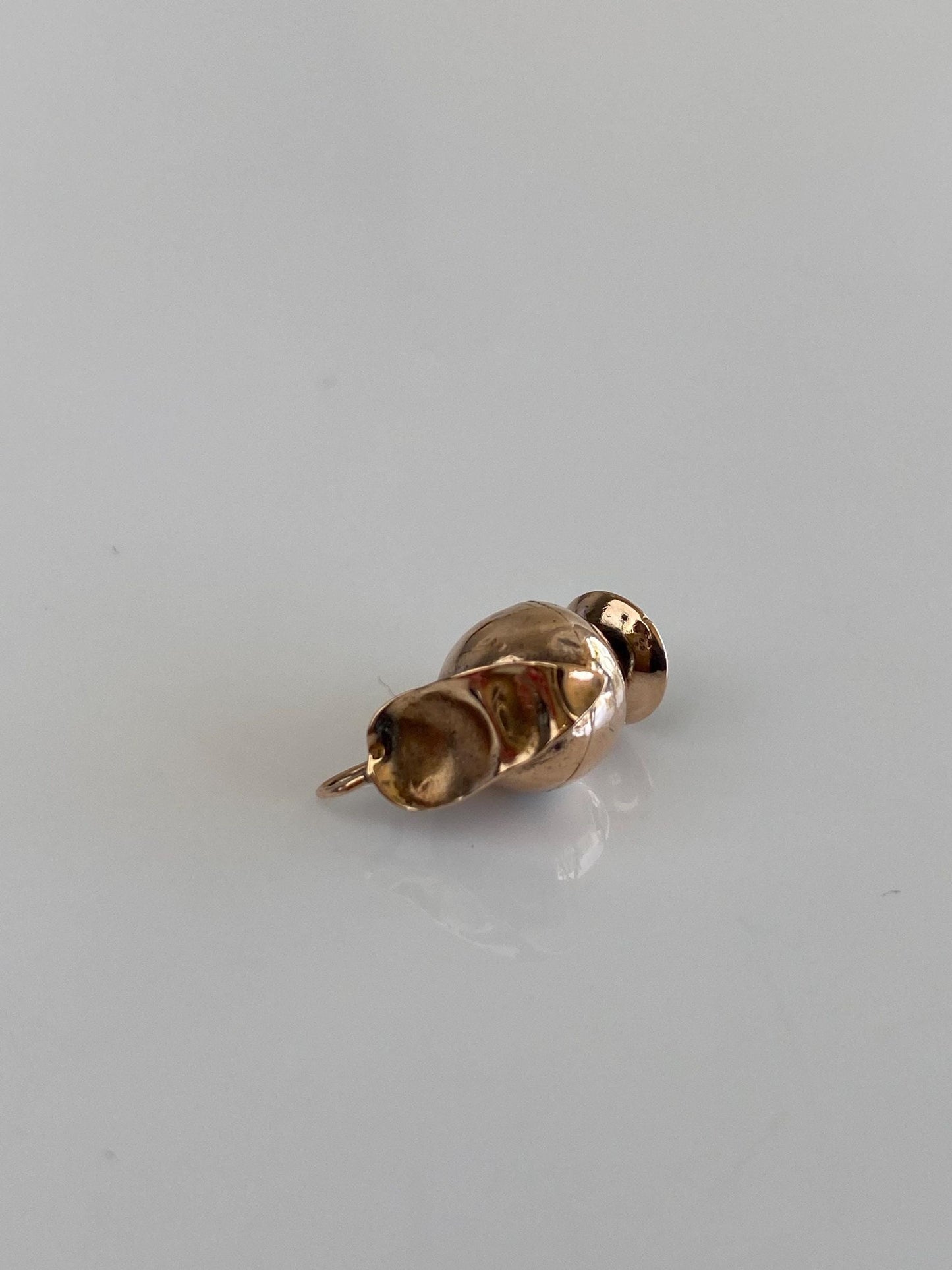 Vintage 9k Rosey Gold Pitcher Charm