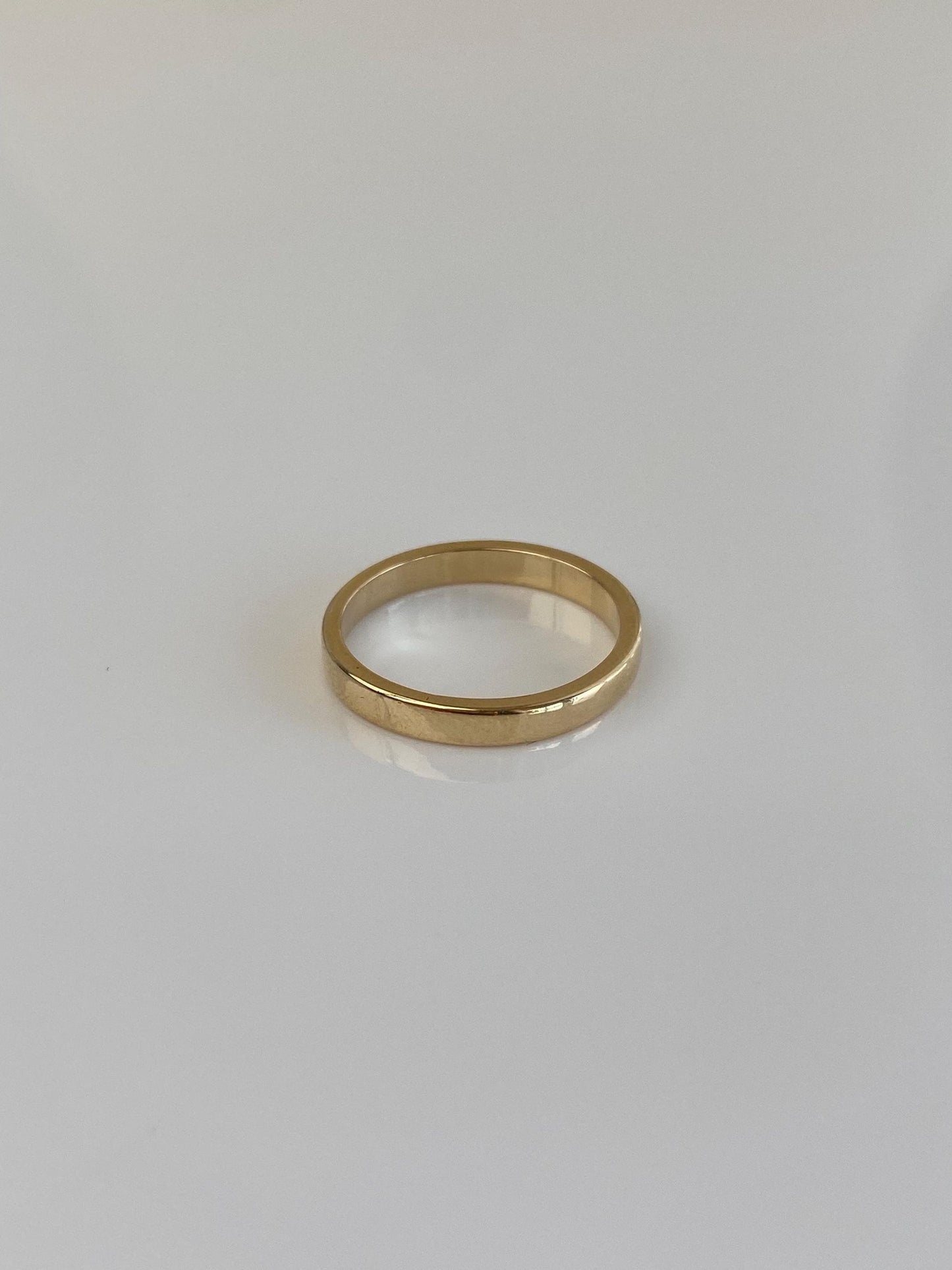 Vintage Solid 14k Yellow Gold Ring Band - Size 4.75