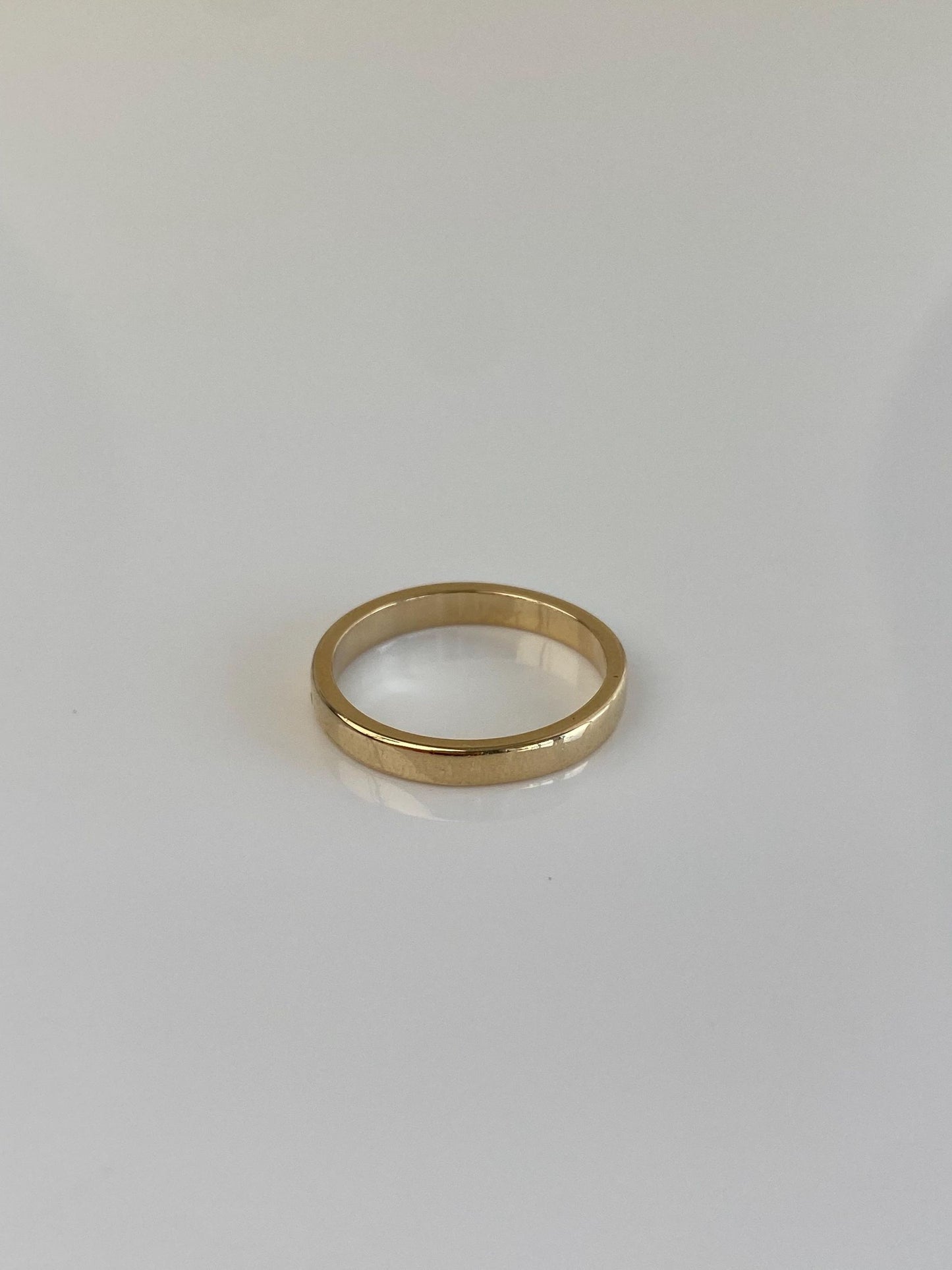Vintage Solid 14k Yellow Gold Ring Band - Size 4.75
